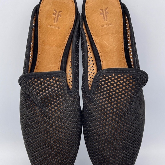 Frye Women's Shoe Gwen Perf Slide Mule Black 6 M US - Picture 6 of 7